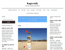Tablet Screenshot of kapverdy.org
